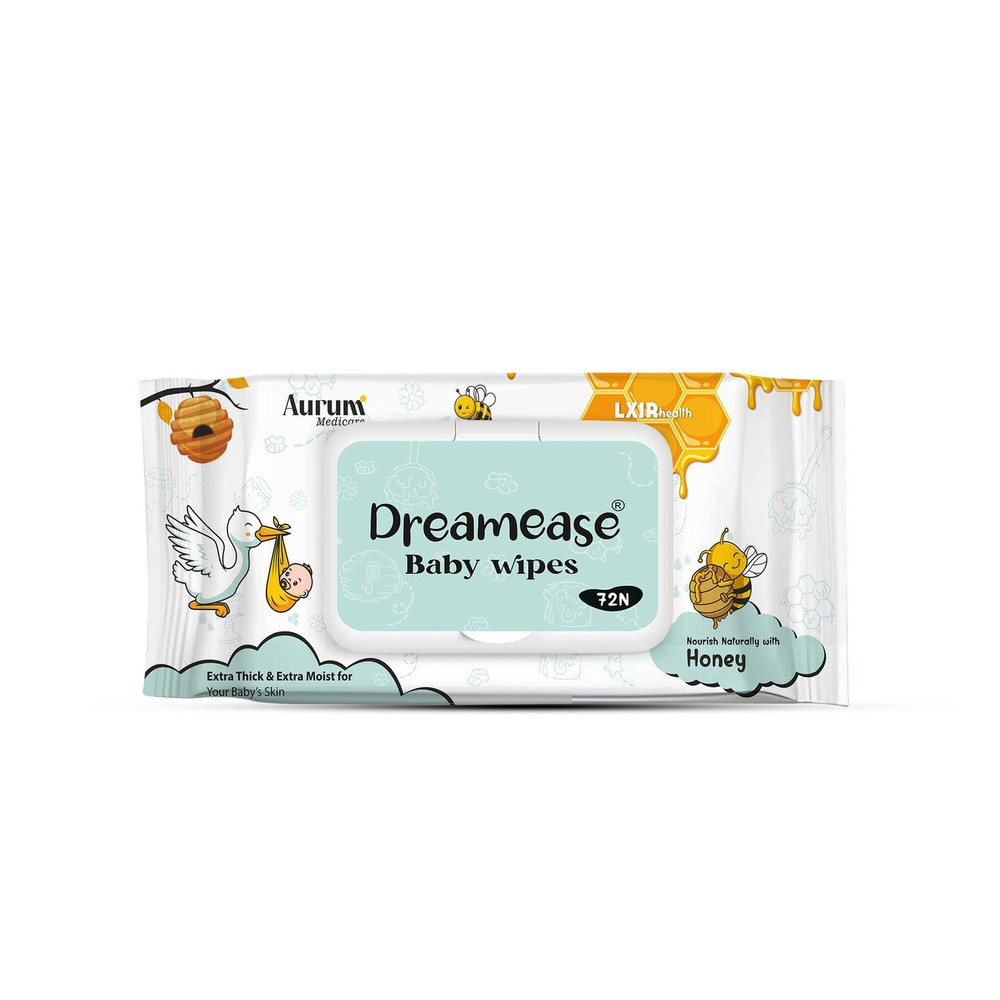 Baby Wipes — 72N Honey Based