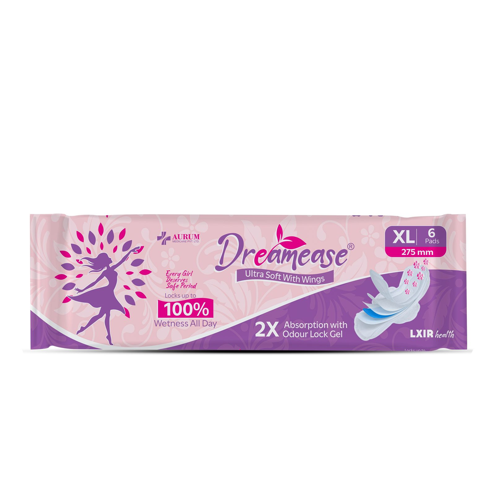 Sanitary Pads Ultra Soft with Wings — XL-275mm