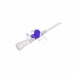 Au Flon- Intra Cath IV Cannula with Wings and Injection Port - Blue
